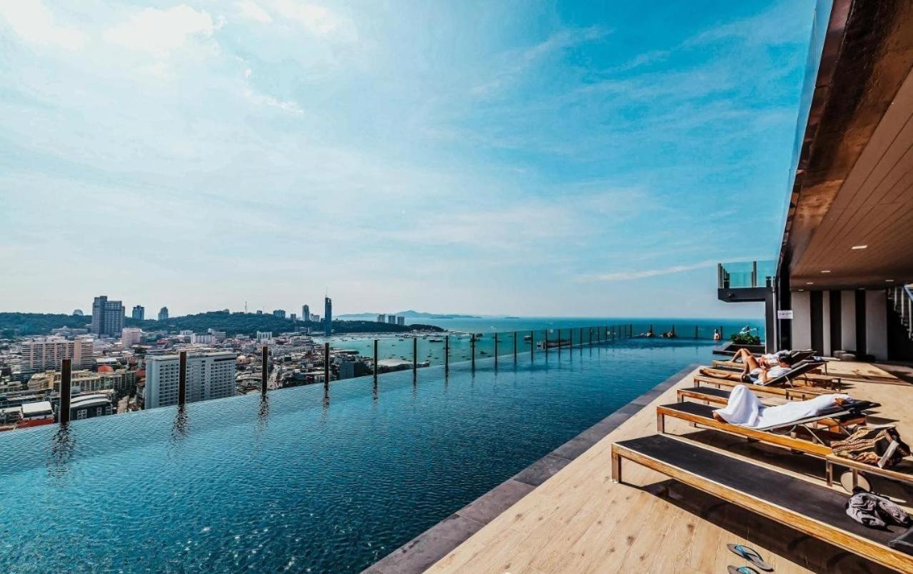 Amazing Infinity Pool Condo Next To The Beach Pattaya Exterior photo