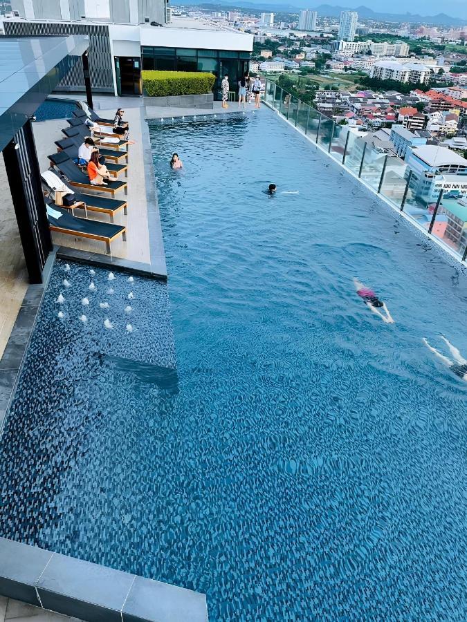 Amazing Infinity Pool Condo Next To The Beach Pattaya Exterior photo